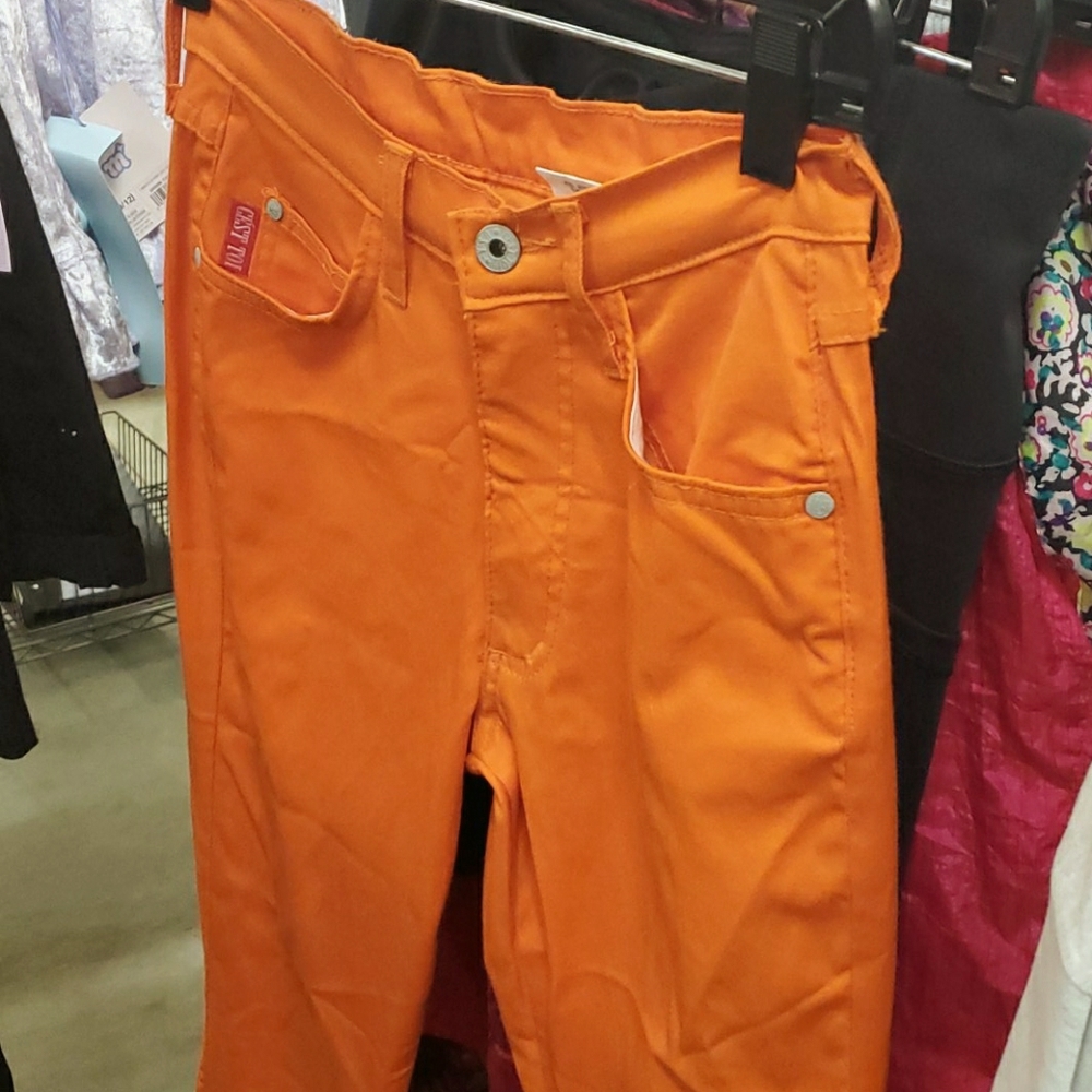 Orange Pants